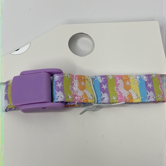 Medical ID Bracelet Type 2 Diabetes Unicorn Multi Color Bracelet w/Medical Card - Picture 5 of 5